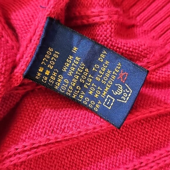 Tommy Hilfiger Sweater Men's XXLarge Red Button Up Sleeveless Vest NWT - Picture 9 of 14